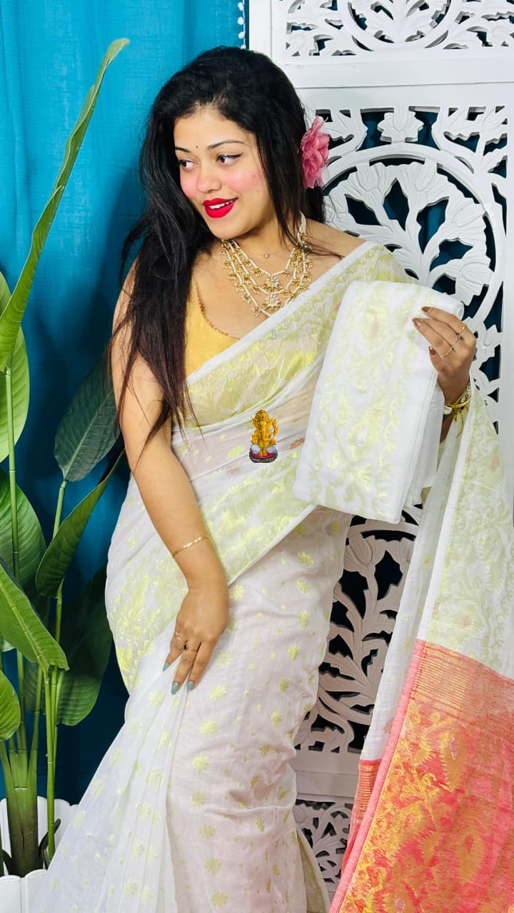 Subhasini Zari Jamdani Saree