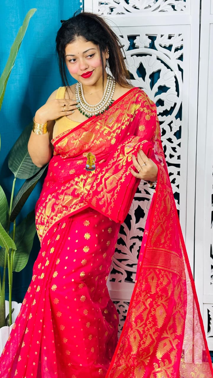 Subhasini Zari Jamdani Saree