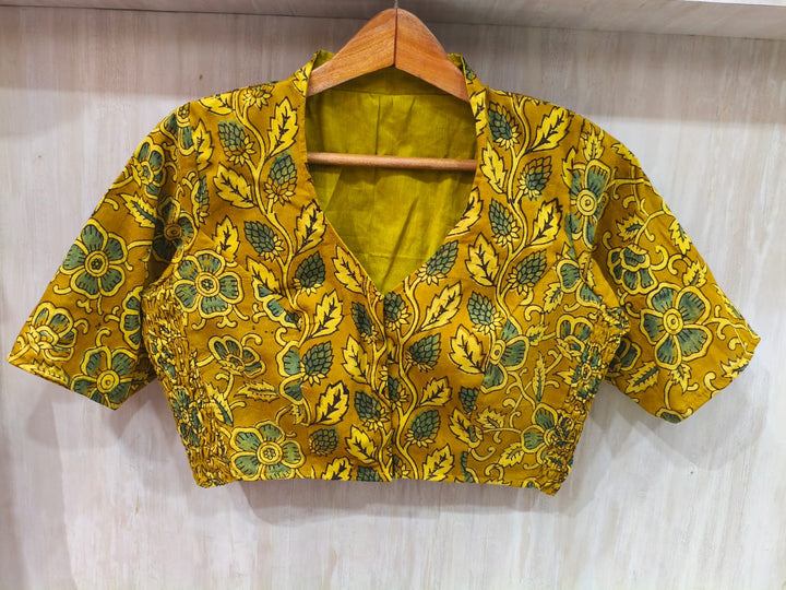 New Smoky Stretchable Ajrakh Blouse