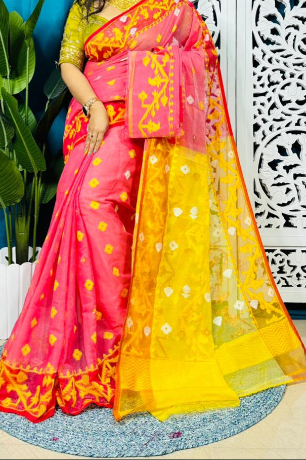 Ranga Probhat Jamdani Saree