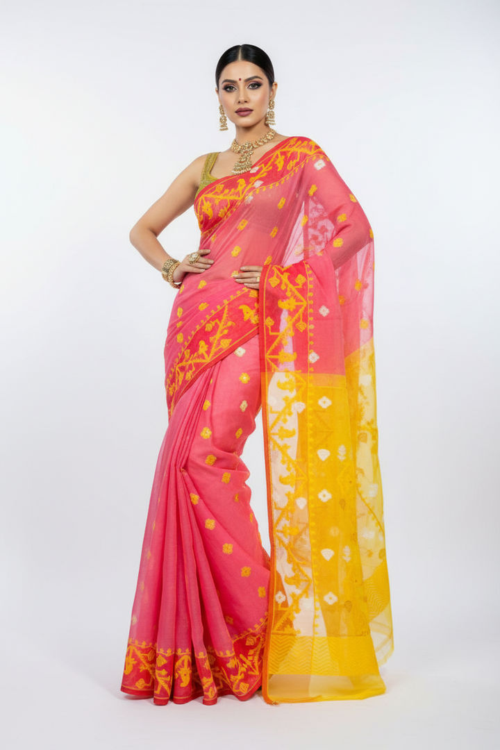 Ranga Probhat Jamdani Saree