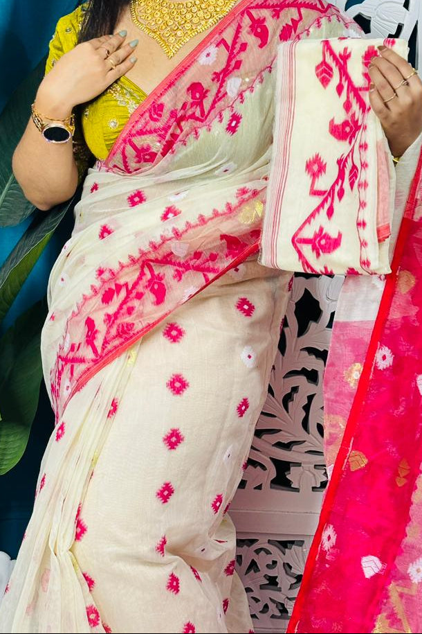 Ranga Probhat Jamdani Saree