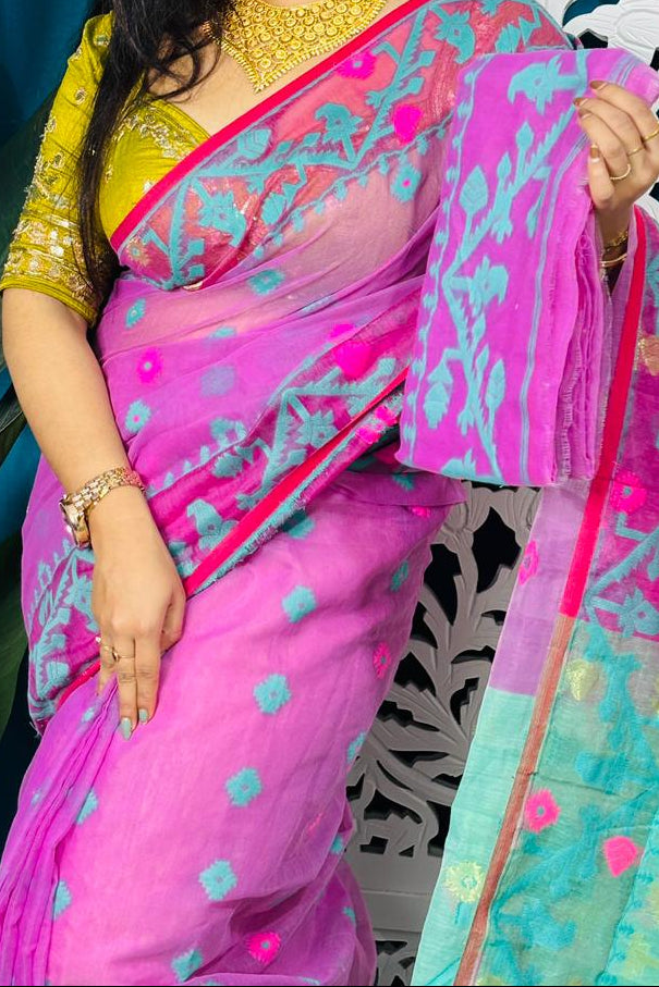 Ranga Probhat Jamdani Saree