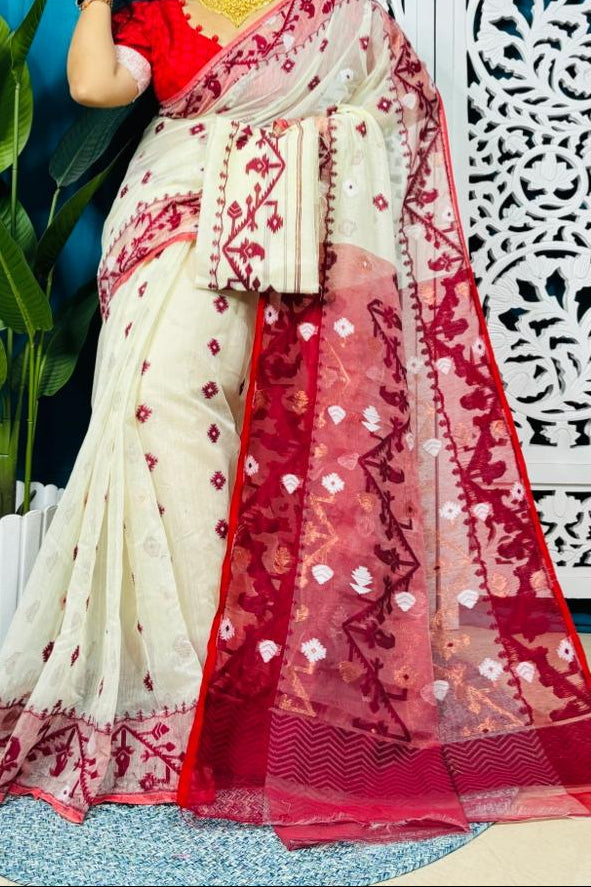 Ranga Probhat Jamdani Saree