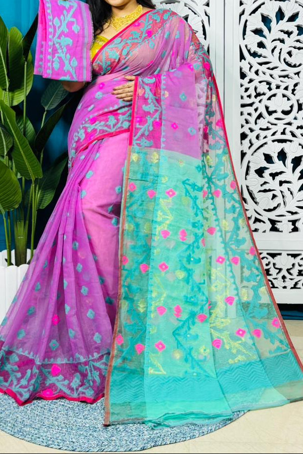 Ranga Probhat Jamdani Saree