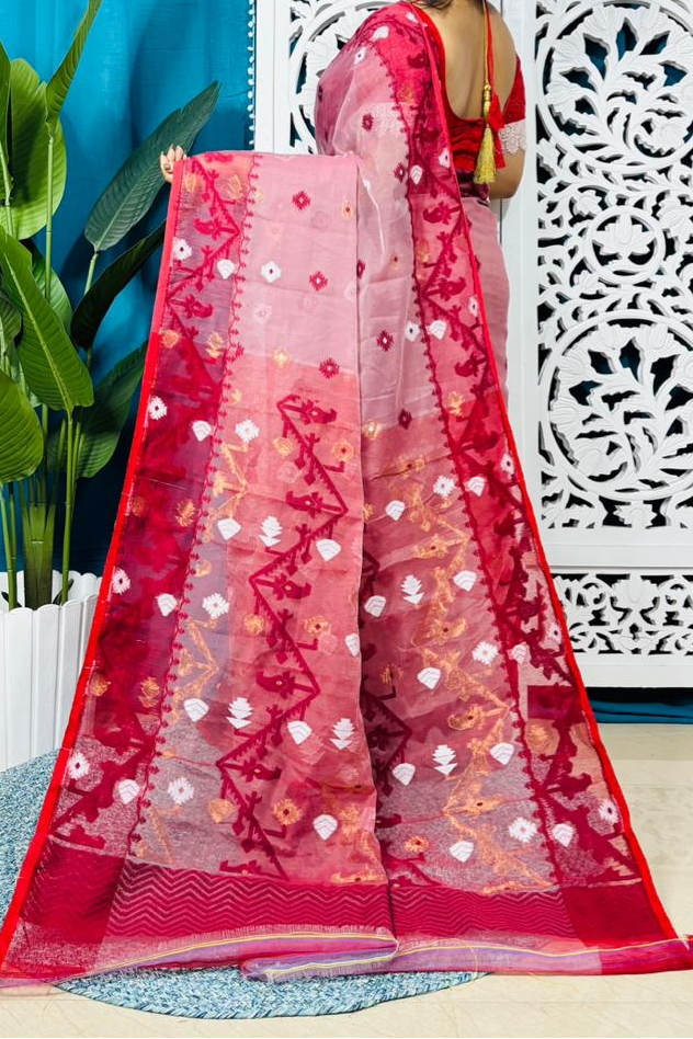 Ranga Probhat Jamdani Saree