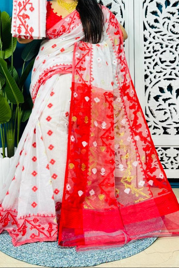 Ranga Probhat Jamdani Saree