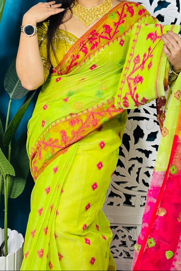 Ranga Probhat Jamdani Saree