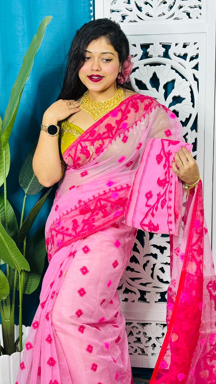 Ranga Probhat Jamdani Saree
