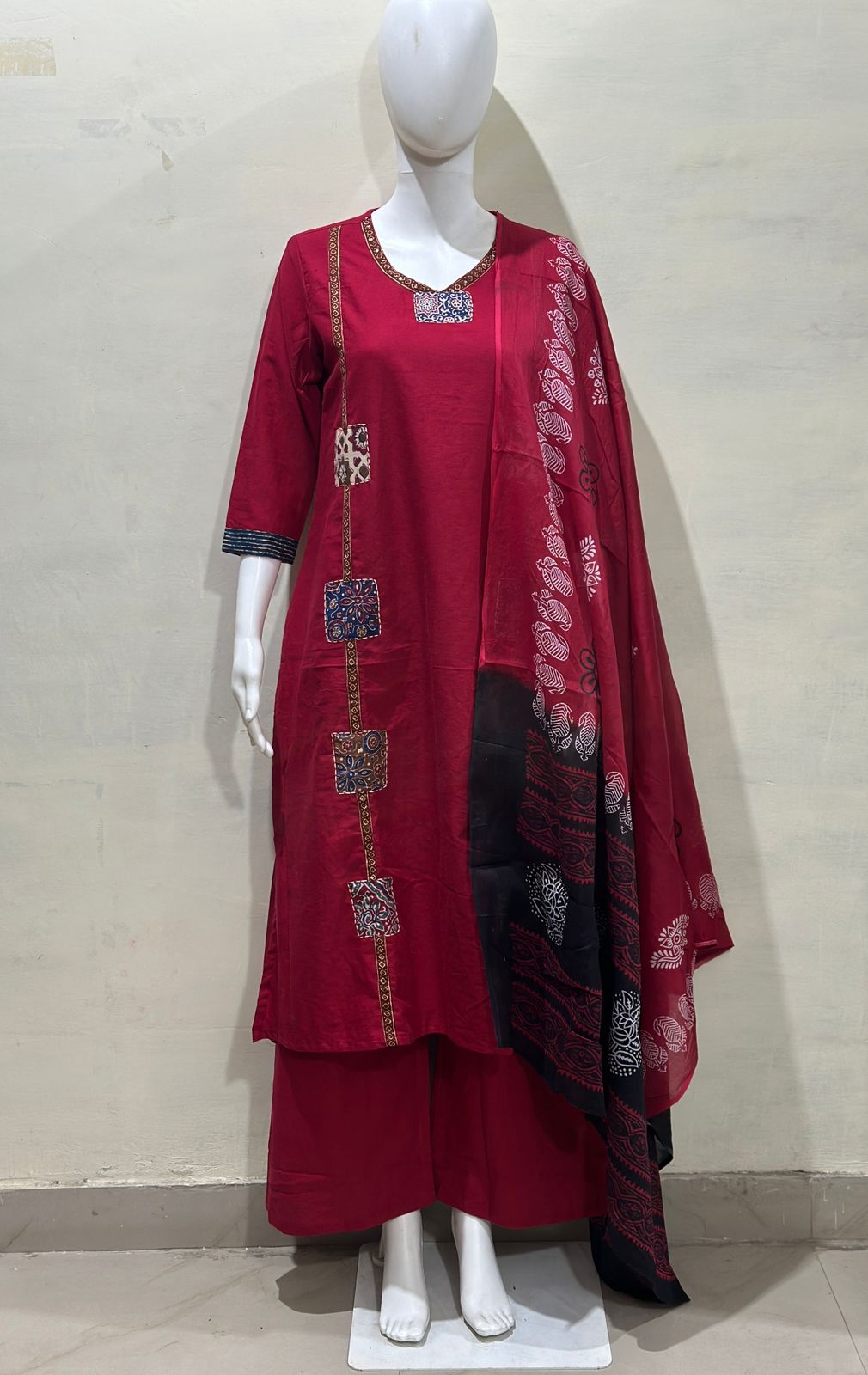 Scarlet Grace Cotton Kurti Set