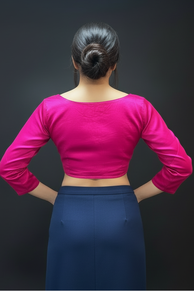 Solid Trends-Fancy Designer Blouse