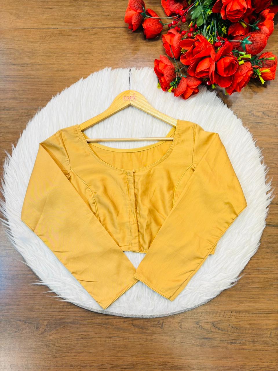 Solid Trends-Fancy Designer Blouse