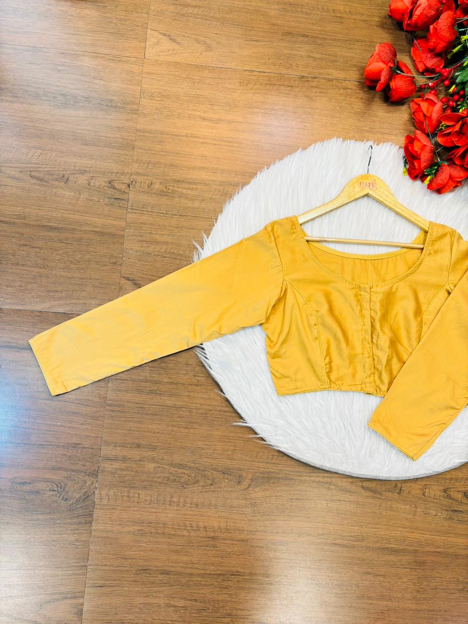 Solid Trends-Fancy Designer Blouse