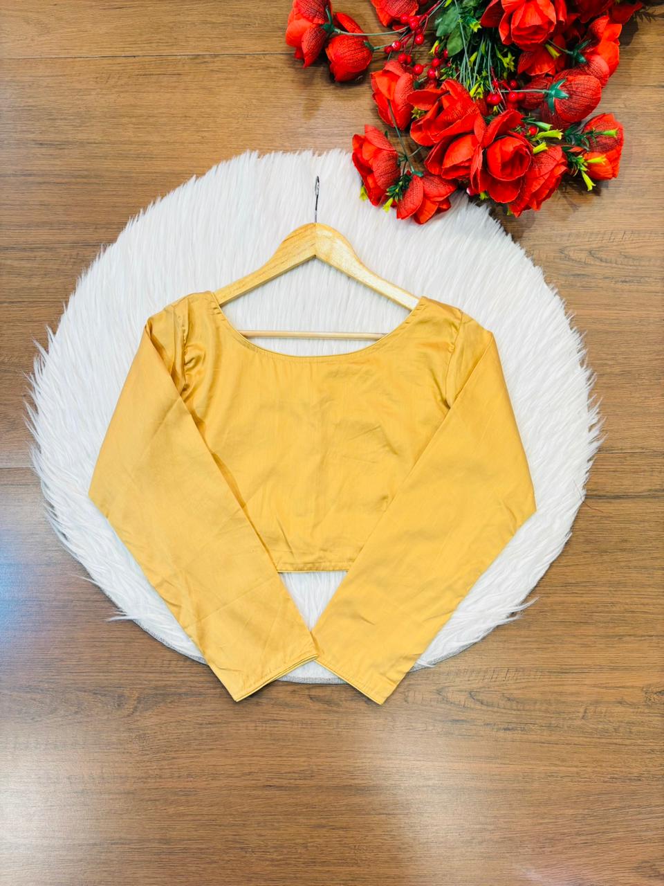 Solid Trends-Fancy Designer Blouse