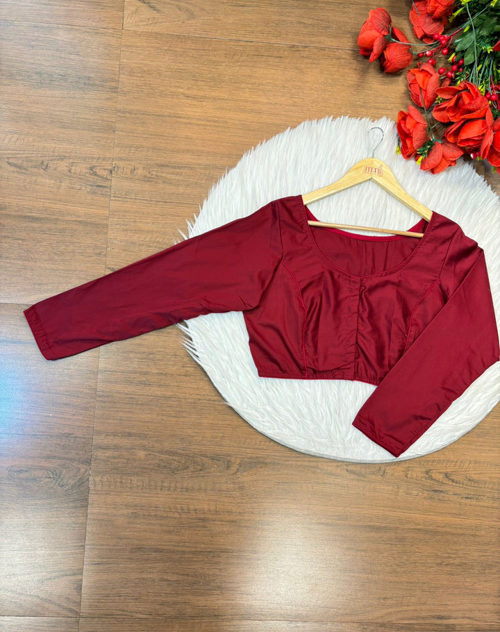 Solid Trends-Fancy Designer Blouse