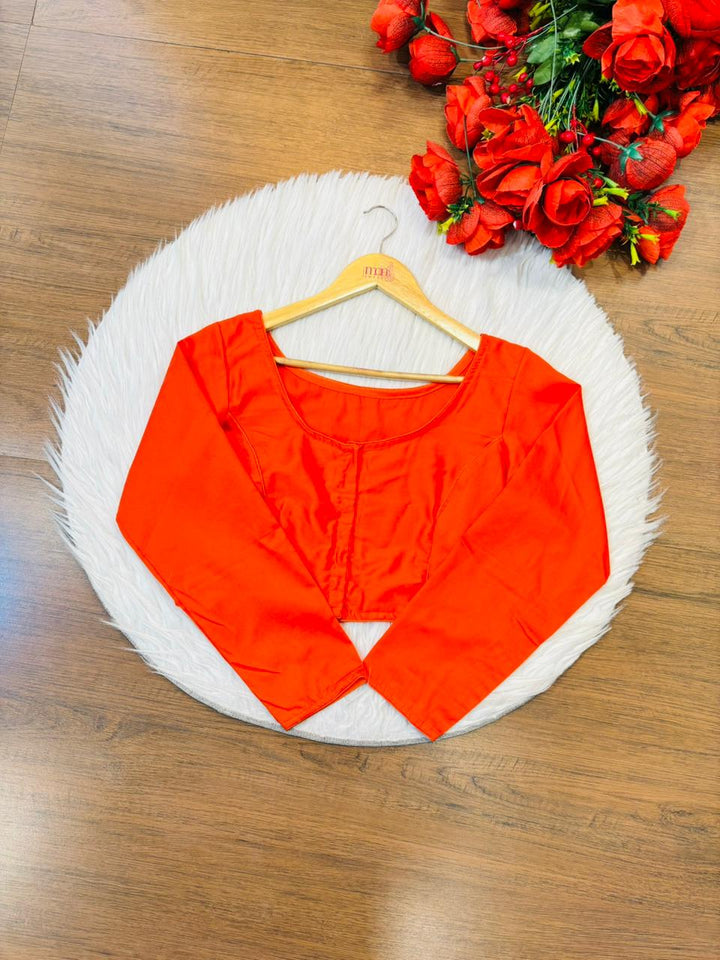 Solid Trends-Fancy Designer Blouse