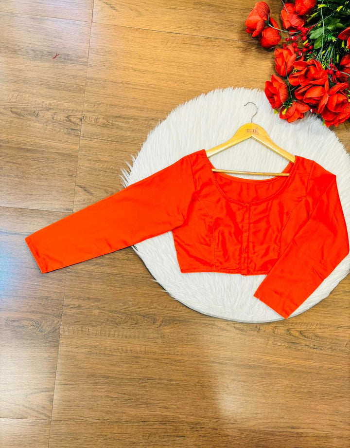 Solid Trends-Fancy Designer Blouse