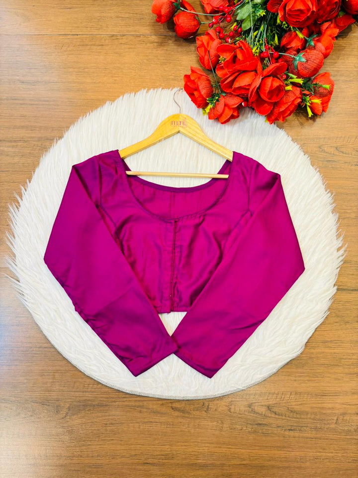 Solid Trends-Fancy Designer Blouse