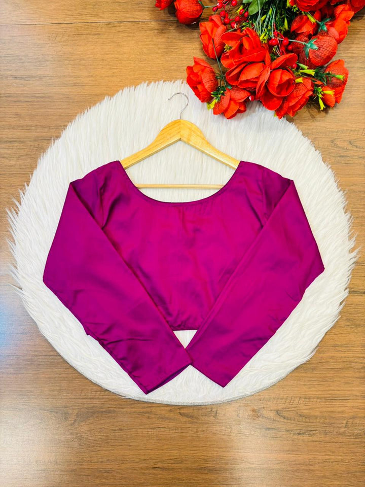 Solid Trends-Fancy Designer Blouse