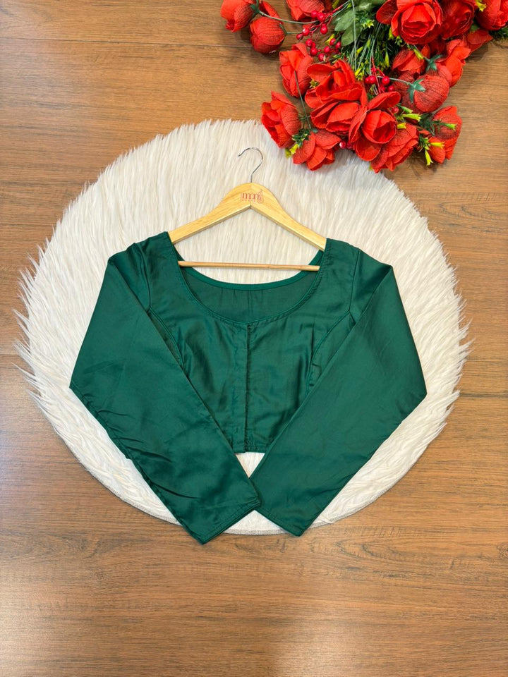 Solid Trends-Fancy Designer Blouse