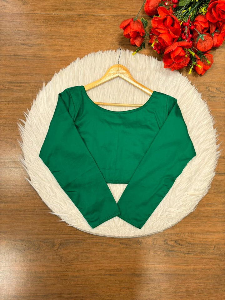 Solid Trends-Fancy Designer Blouse