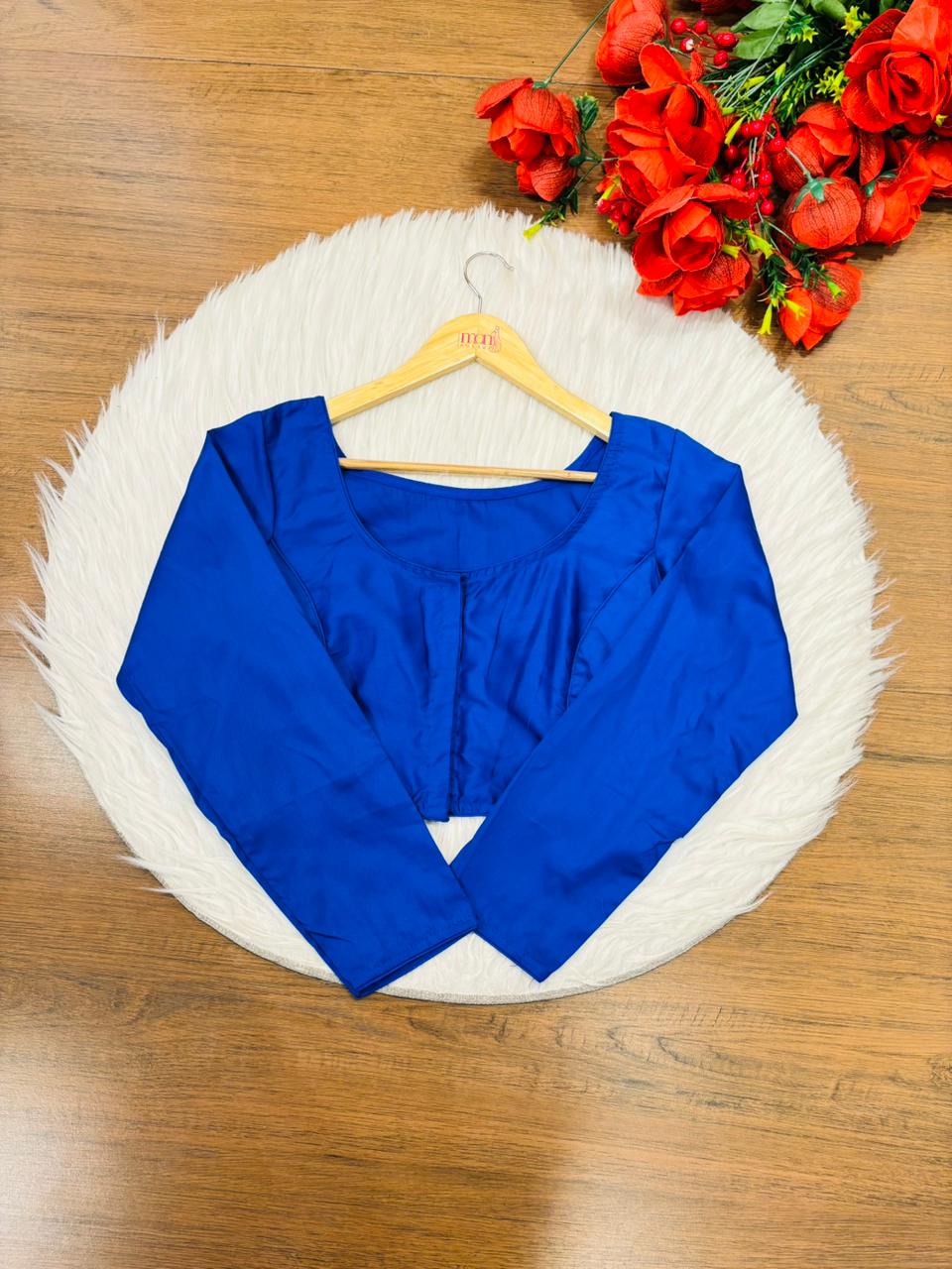 Solid Trends-Fancy Designer Blouse