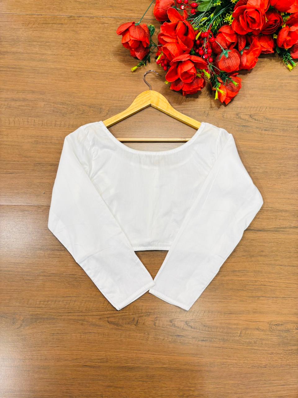 Solid Trends-Fancy Designer Blouse