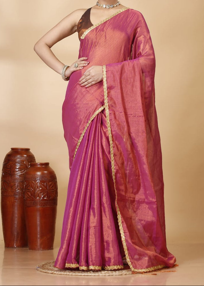 Sew In Style Raga Tissue Silk Saree