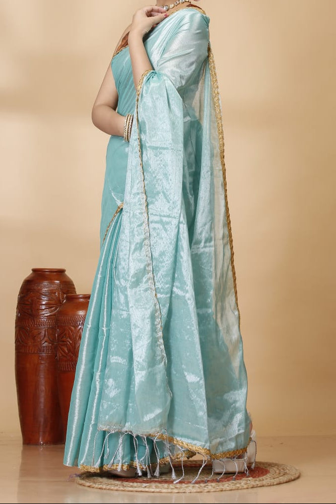 Sew In Style Raga Tissue Silk Saree