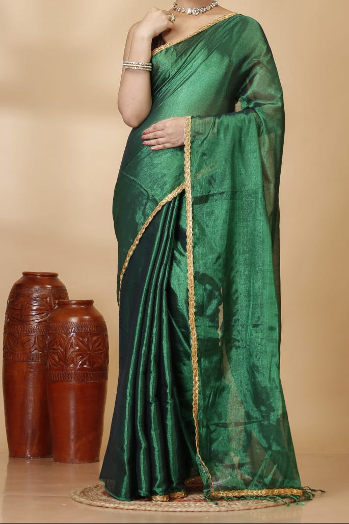 Sew In Style Raga Tissue Silk Saree