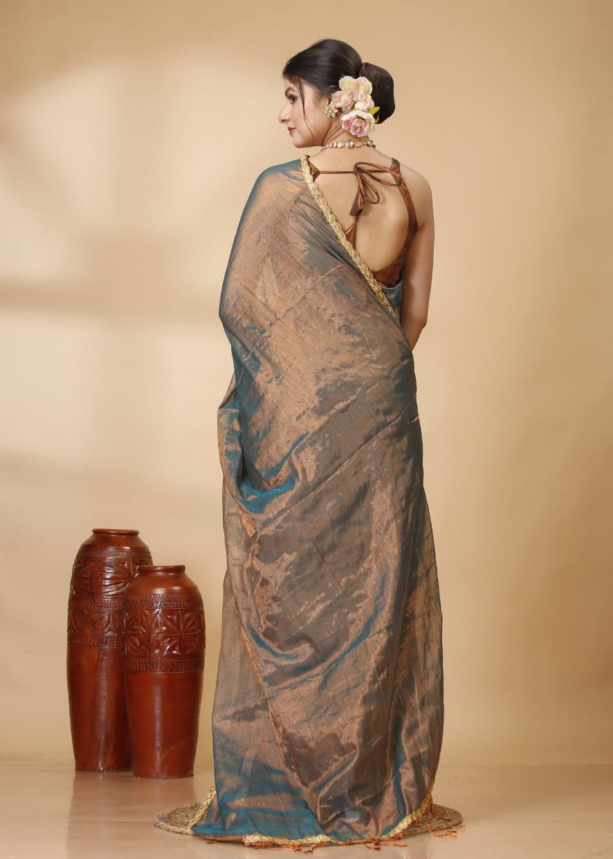 Sew In Style Raga Tissue Silk Saree