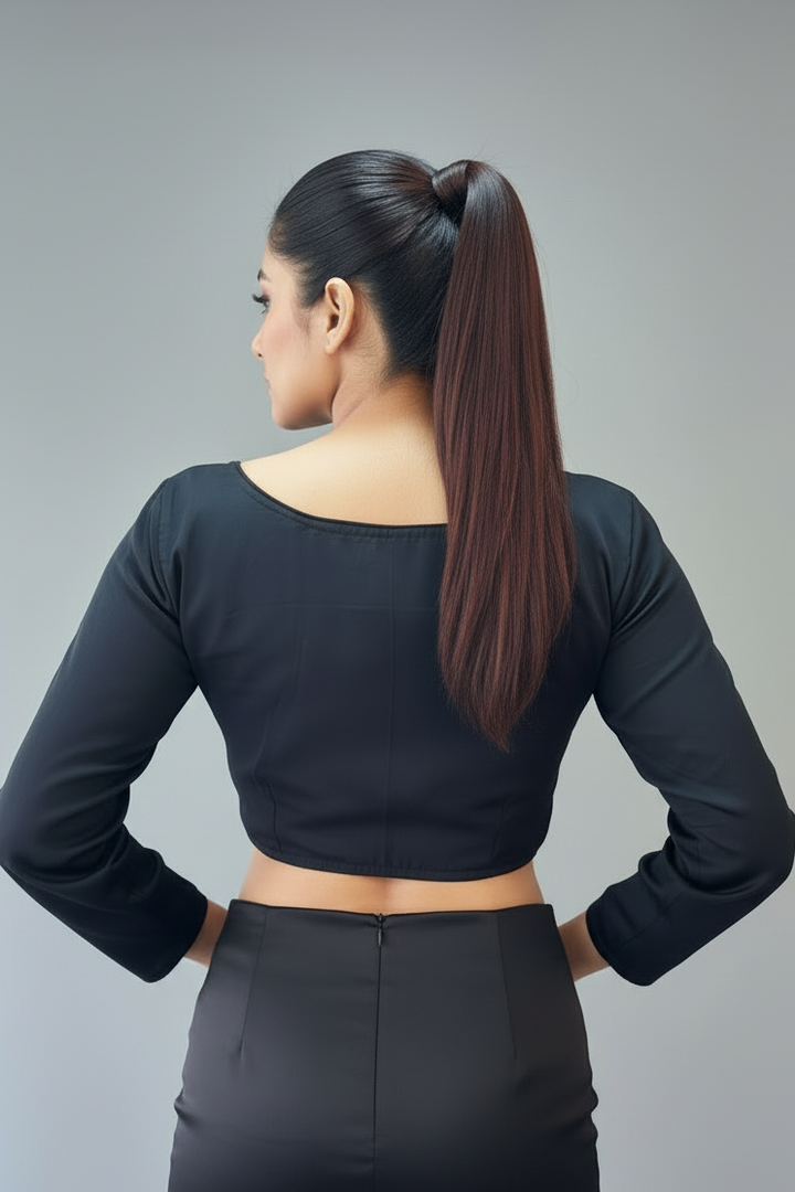 Solid Trends-Fancy Designer Blouse