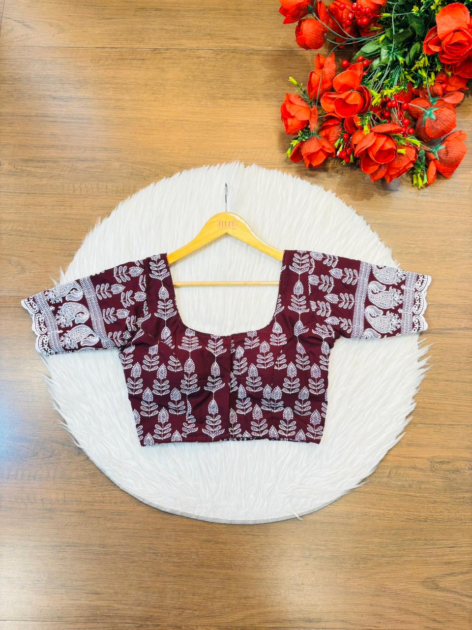 Say Hello To Fitness- Smoky Stretchable Blouse