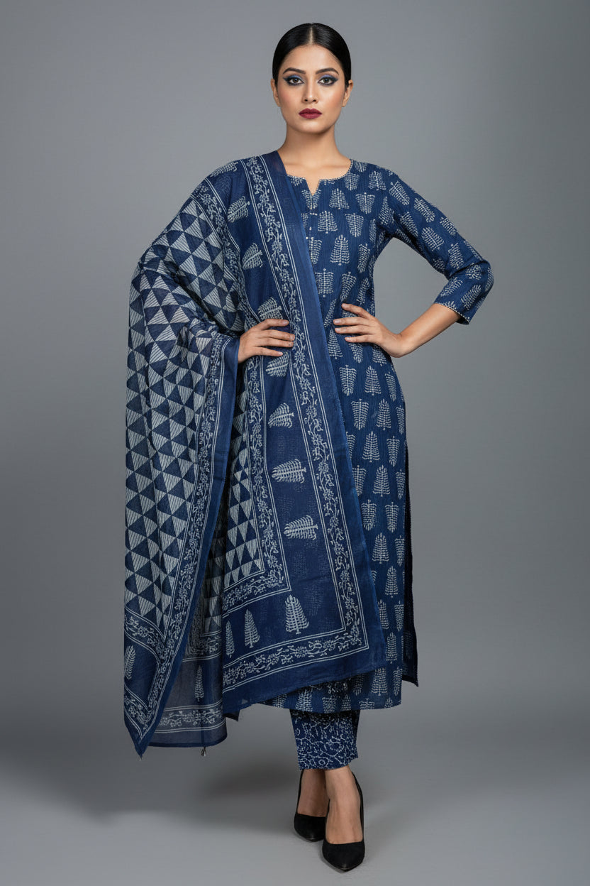 Forever Mine Cotton Kurti Set