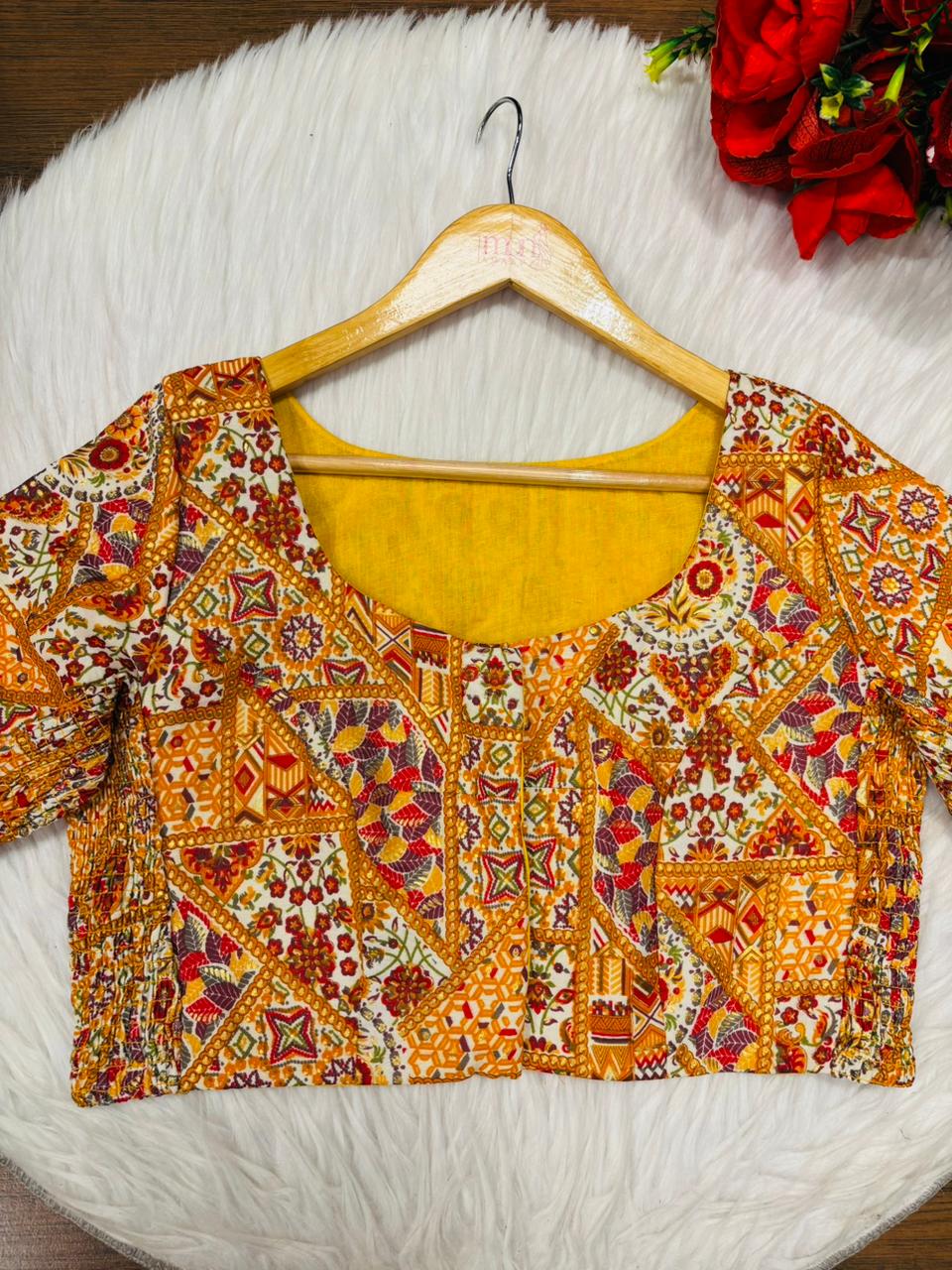 Flexi Dream -Smoky Stretchable Blouse