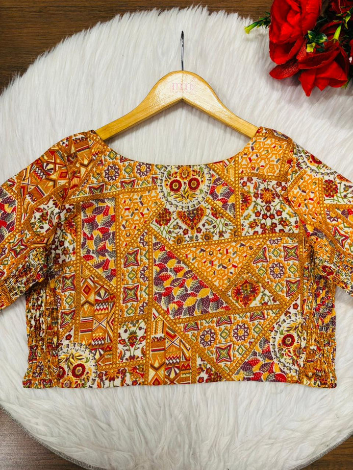 Flexi Dream -Smoky Stretchable Blouse