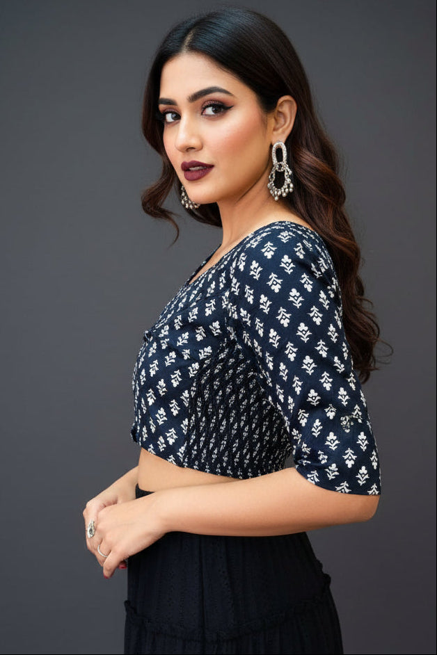 Flexi Dream -Smoky Stretchable Blouse