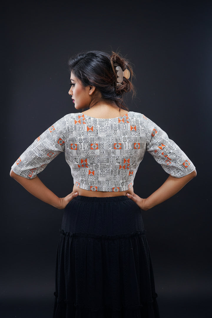 Flexi Dream -Smoky Stretchable Blouse