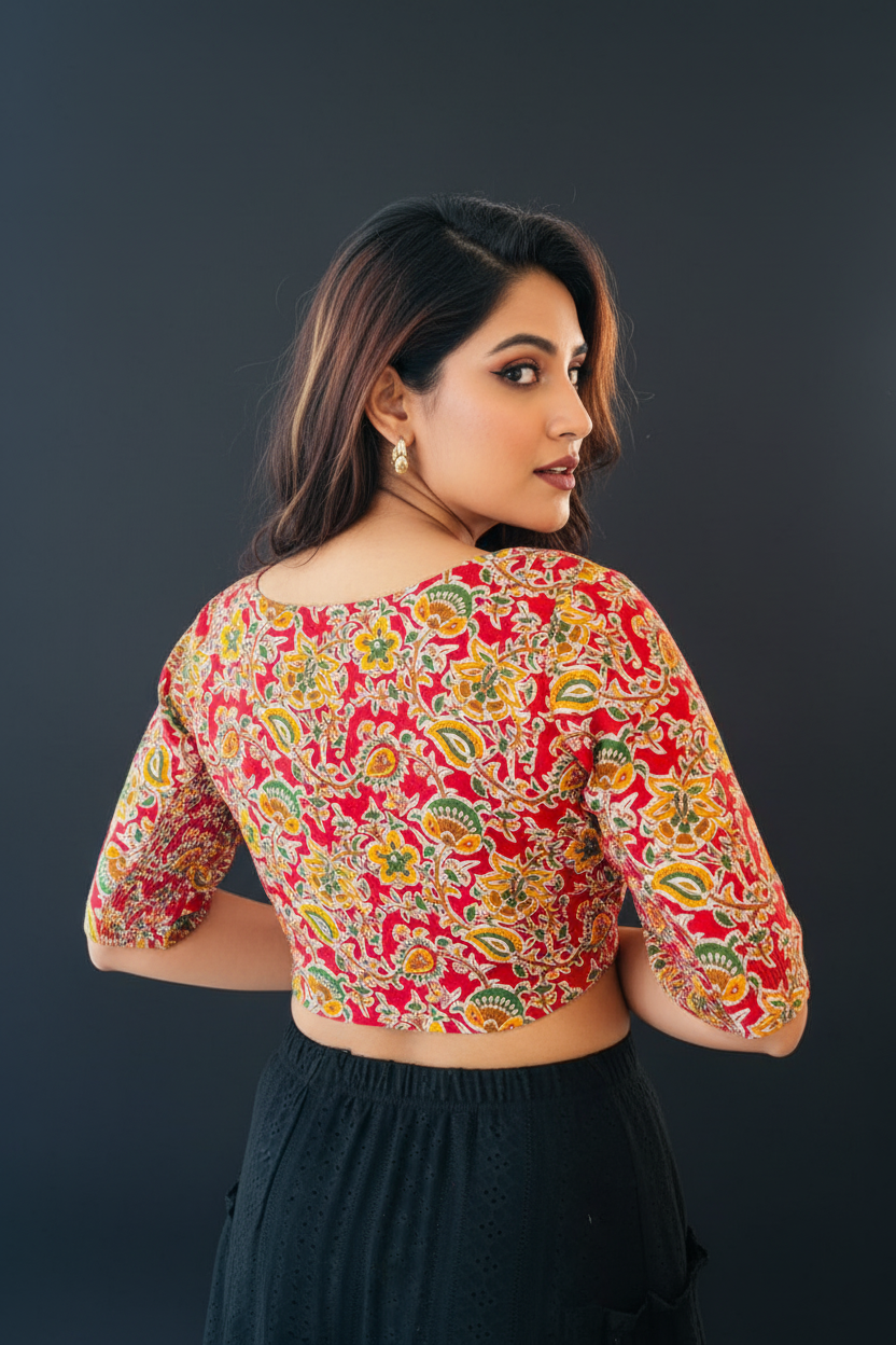 Flexi Dream -Smoky Stretchable Blouse