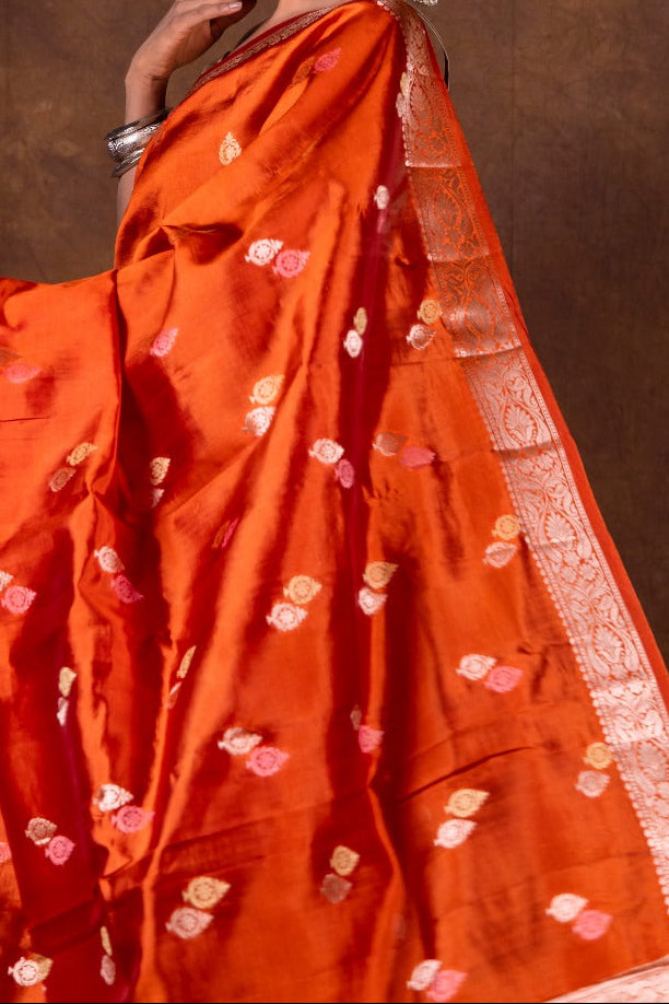 The Opulent Drape Banarasi Katan Silk Saree