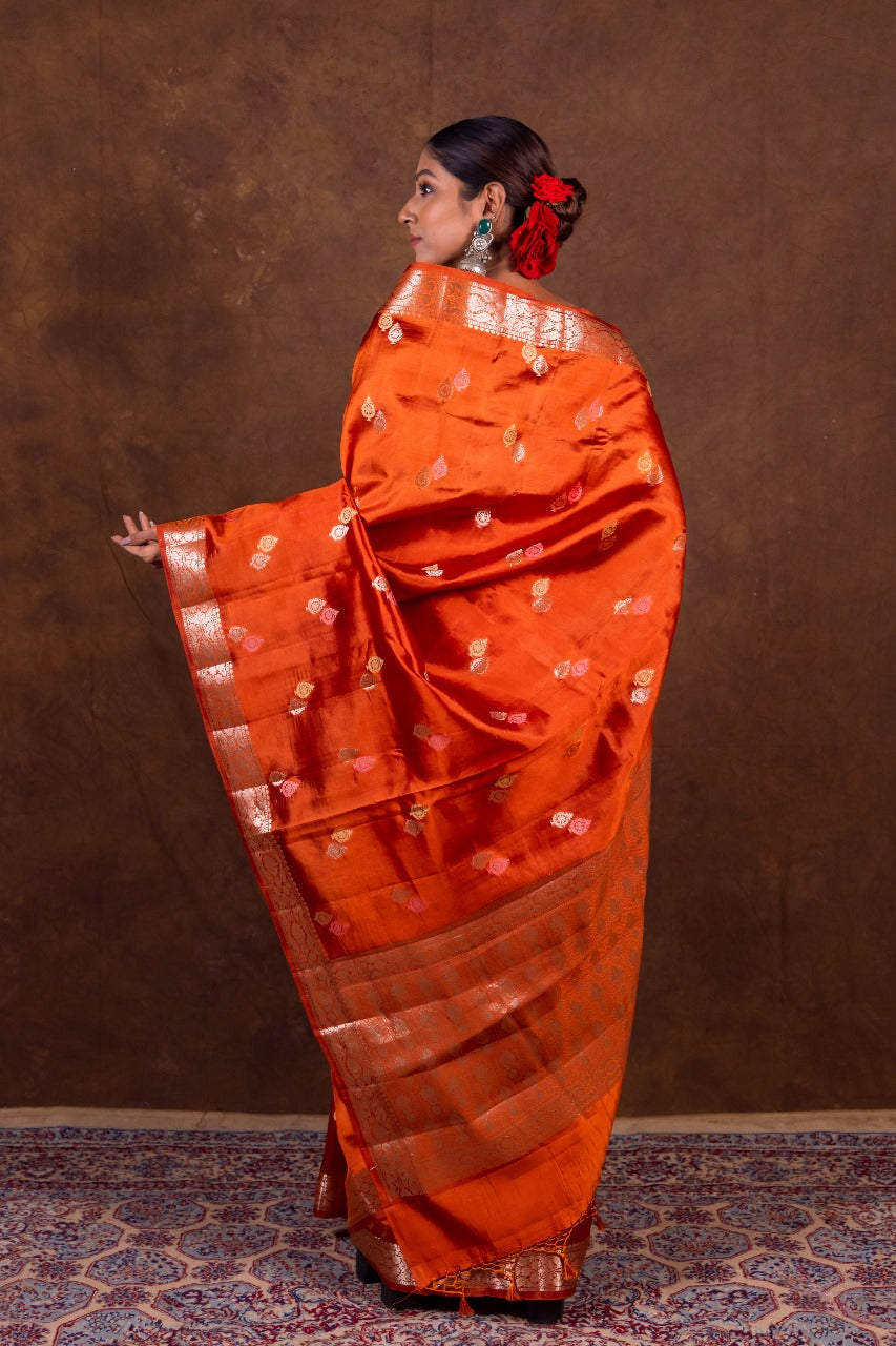 The Opulent Drape Banarasi Katan Silk Saree