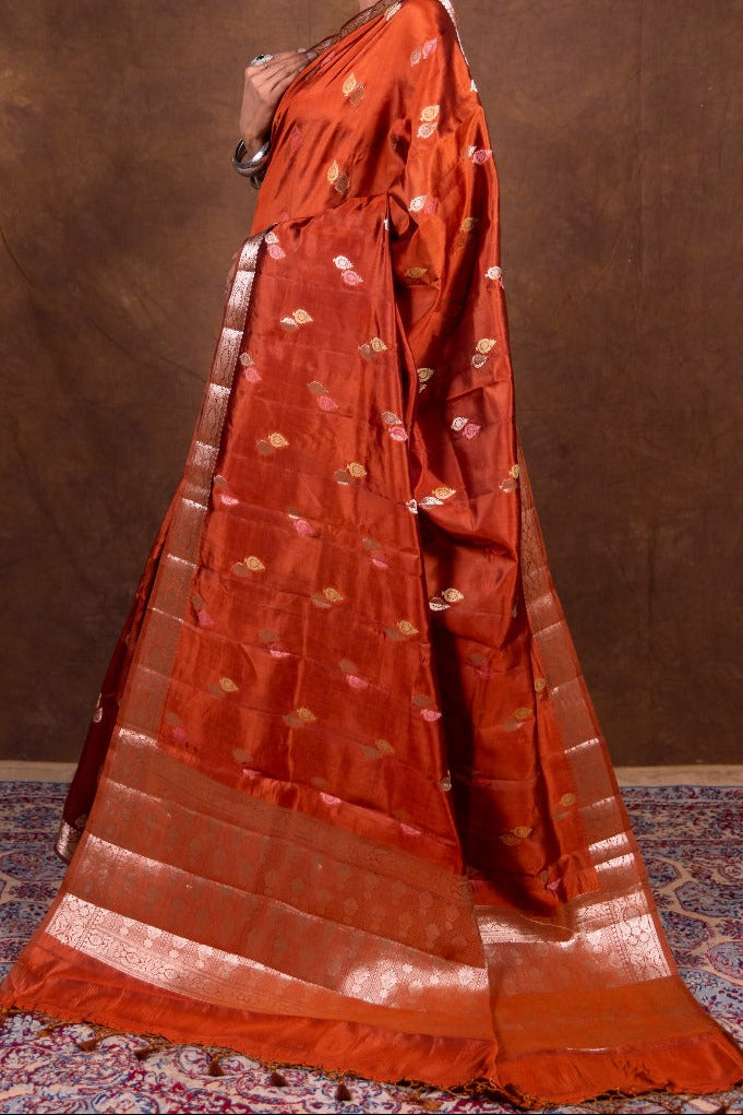 The Opulent Drape Banarasi Katan Silk Saree