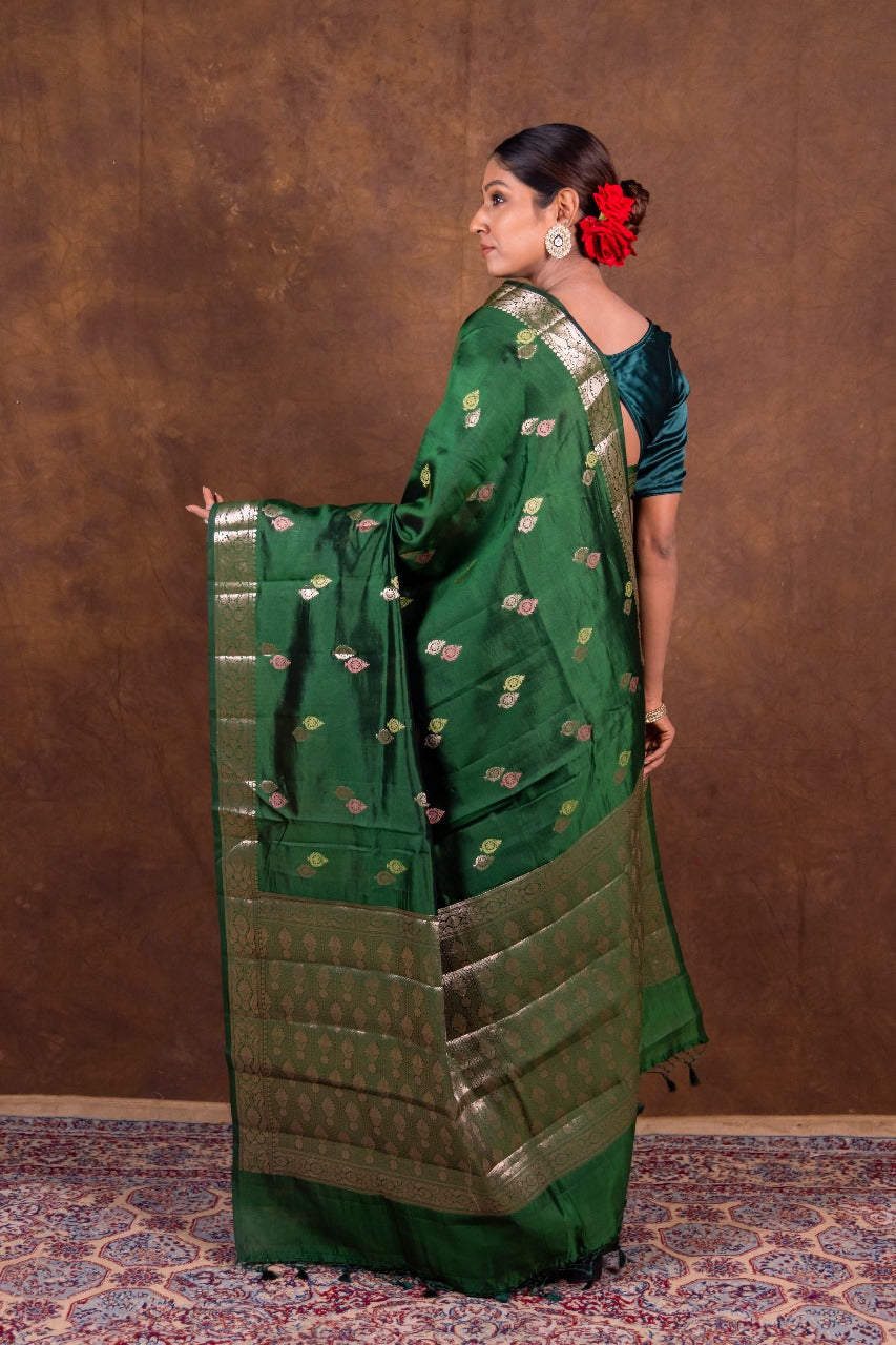 The Opulent Drape Banarasi Katan Silk Saree