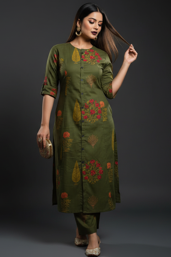 Summer Glamour-Casual Smart Cotton Coord Set