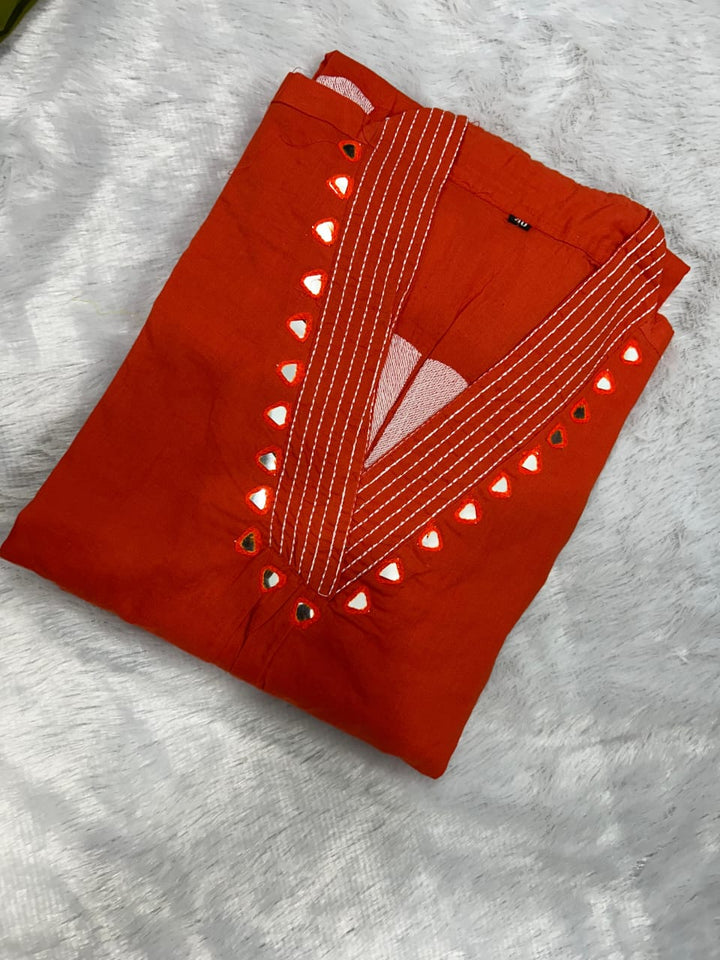 Flower Of Dream - Designer Cotton Kurti Set