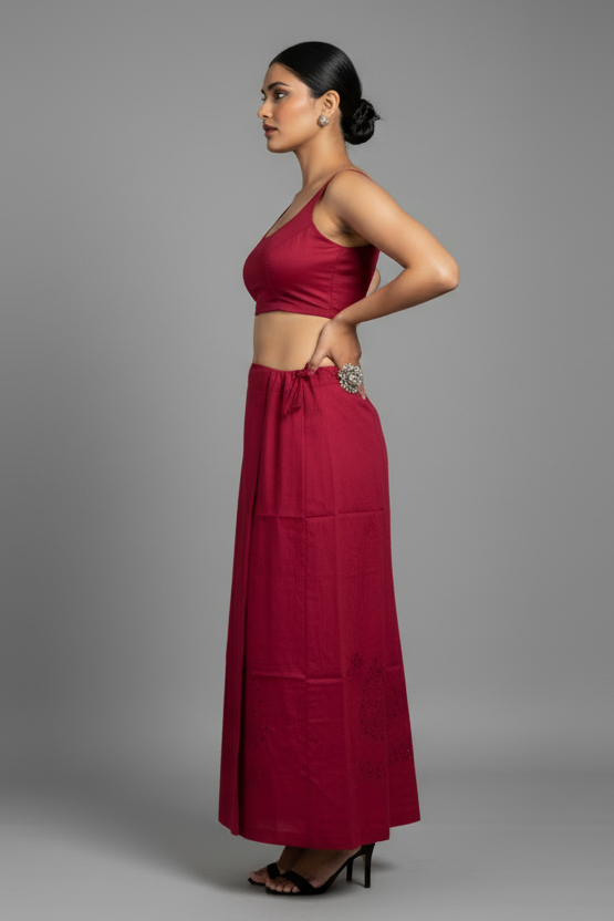 Standard Fit- Chikankari Work Underskirt (Petticoat )