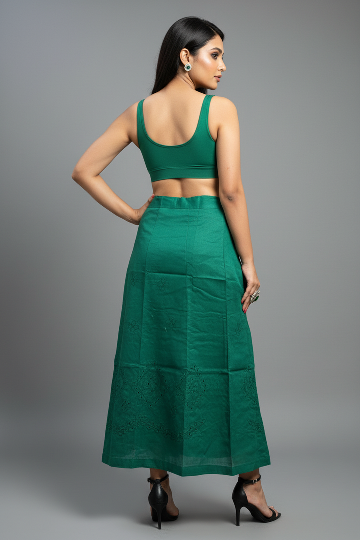 Standard Fit- Chikankari Work Underskirt (Petticoat )