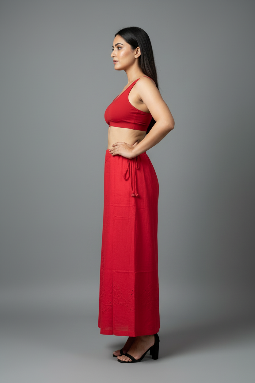 Standard Fit- Chikankari Work Underskirt (Petticoat )