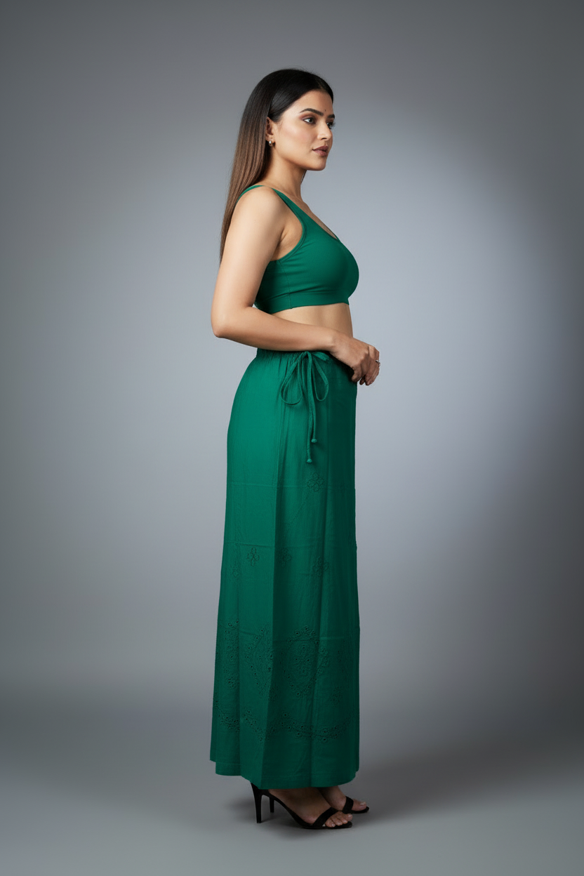 Standard Fit- Chikankari Work Underskirt (Petticoat )