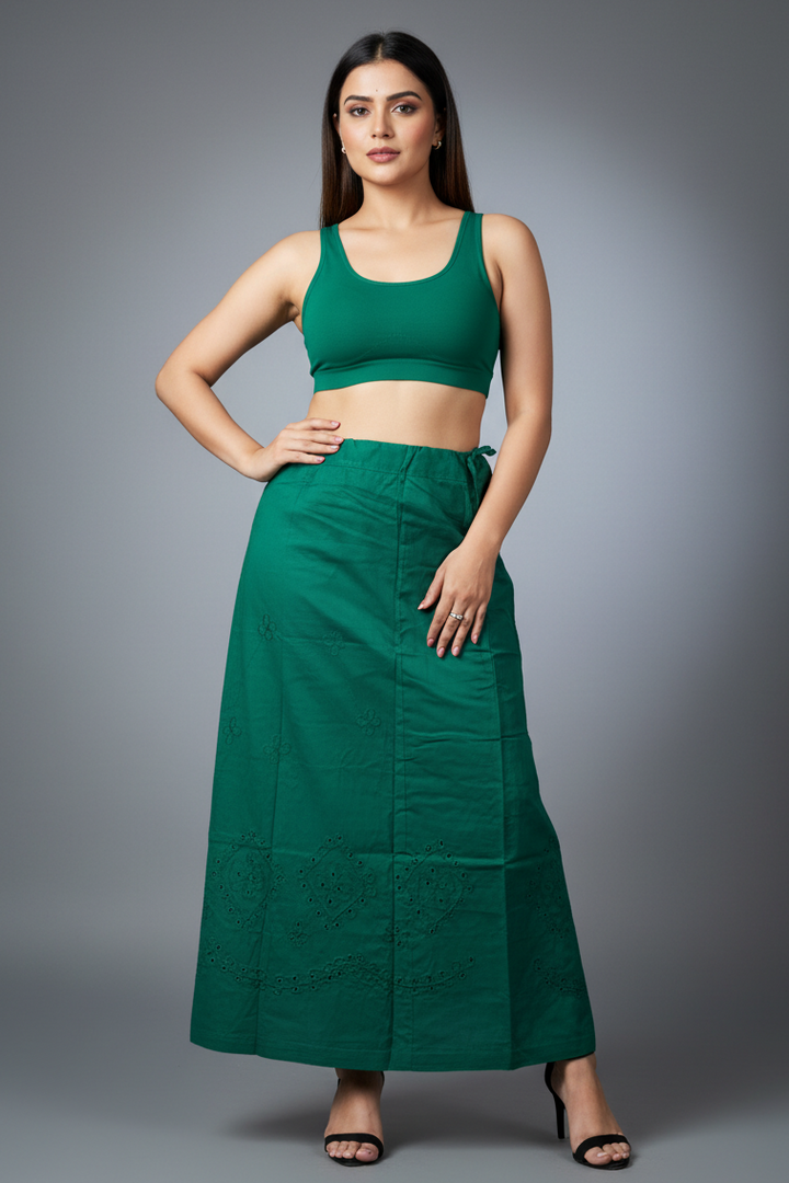 Standard Fit- Chikankari Work Underskirt (Petticoat )